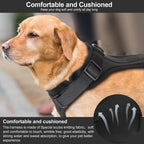No Pull Lightweight Dog Harness: Adjustable Durable Breathable Mesh Pet Vest Harness With Soft And Comfortable Cushion, Easy To