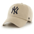 Mlb New York Yankees Men'S '47 Brand Clean Up Cap, Khaki, One-Size