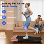 Deerrun 2024 Upgrade Walking Pad, Smart Under Desk Treadmill For Home, No-Assembly Treadmills, App/Remote Control, Led Display,