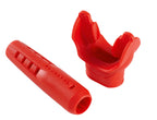 Mouthpiece + Hose Protector Sleeve Kit - Red