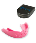 Sisu 3D Mouthguard, Hot Pink With Case - 2.0Mm Thin - For Athletes Over 5    Tall - Pre-Formed For Custom-Molded Fit - Remoldabl