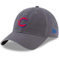 Chicago Cubs New Era Secondary Logo Core Classic 9Twenty Adjustable Hat Graphite