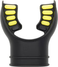 CRESSI Mouthpiece for Regulator, Black/Yellow
