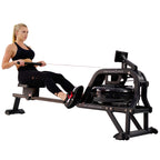 Sunny Health & Fitness Water Rowing Machine - Sf-Rw5713, Black
