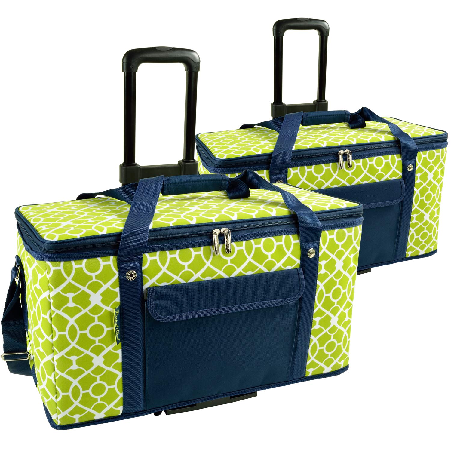 Picnic At Ascot Ultimate Travel Cooler With Wheels- 36 Quart - Combines Best Qualities Of Hard & Soft Collapsible Coolers - Trel