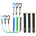 Booms Fishing T02 Fishing Pole Tether With 7.1'' Belt, Kayak Paddle Leash, Paddle Board Fishing Accessories, Heavy Duty Fishing 