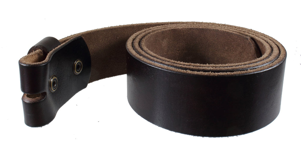 Gelante Genuine Full Grain Leather Belt Strap Without Belt Buckle G2016-Brn-L