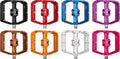 Burgtec Penthouse Flat MK5 B-Rage Edition Pedals - Deep Blue