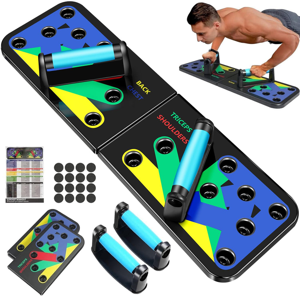 Berleng Push Up Board. 28 In 1 Pushups Fitness Stands Push Up Handles For Floor Portable Strength Training Home Gym At Home Work