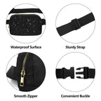 Vorolo Fanny Pack Christmas Gift For Women And Men Crossbody Bag Belt Bag Bum Bag With Adjustable Strap For Sportscamo White