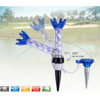 Veasaers Golf Tees Unbreakable Plastic Magnetic 80 Mm Long Bulk Reusable 8 Pack Blue Red Flexible Magnet Tee Lift Step For Men W