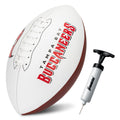 Franklin Sports Nfl Tampa Bay Buccaneers Autograph Football - Official Size White Panel Souvenir Football For Autographs + Signa