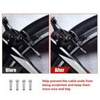 4 Pieces Brake Cable Universal Bike Inner Brake Cable Housing Kit Bicycle Brake Cable Replacement For Mountain And Road Bike Gea