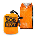 Mekkapro Sos Emergency Thermal Bivy Sleeping Bag With Survival Whistle, Survival Bivvy Sack, Mylar Emergency Blanket