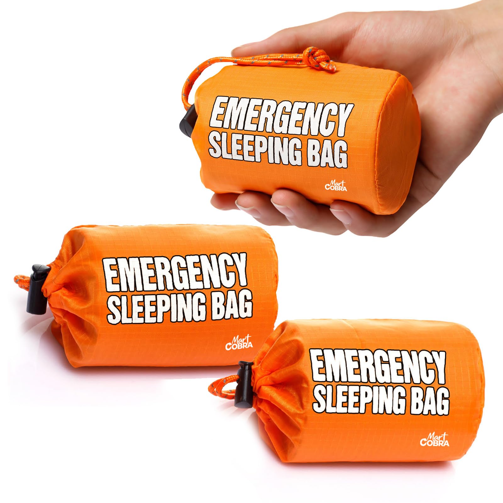 Emergency Sleeping Bag X3, Life Bivy Sack, Emergency Sleeping Bags For Survival Sleeping Bag, Tac Bivvy Bag, Portable Thermal Sl