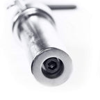 Cap Barbell Olympic Ez Curl Bar, Chrome (New Version), 47-Inch (Obis-47)