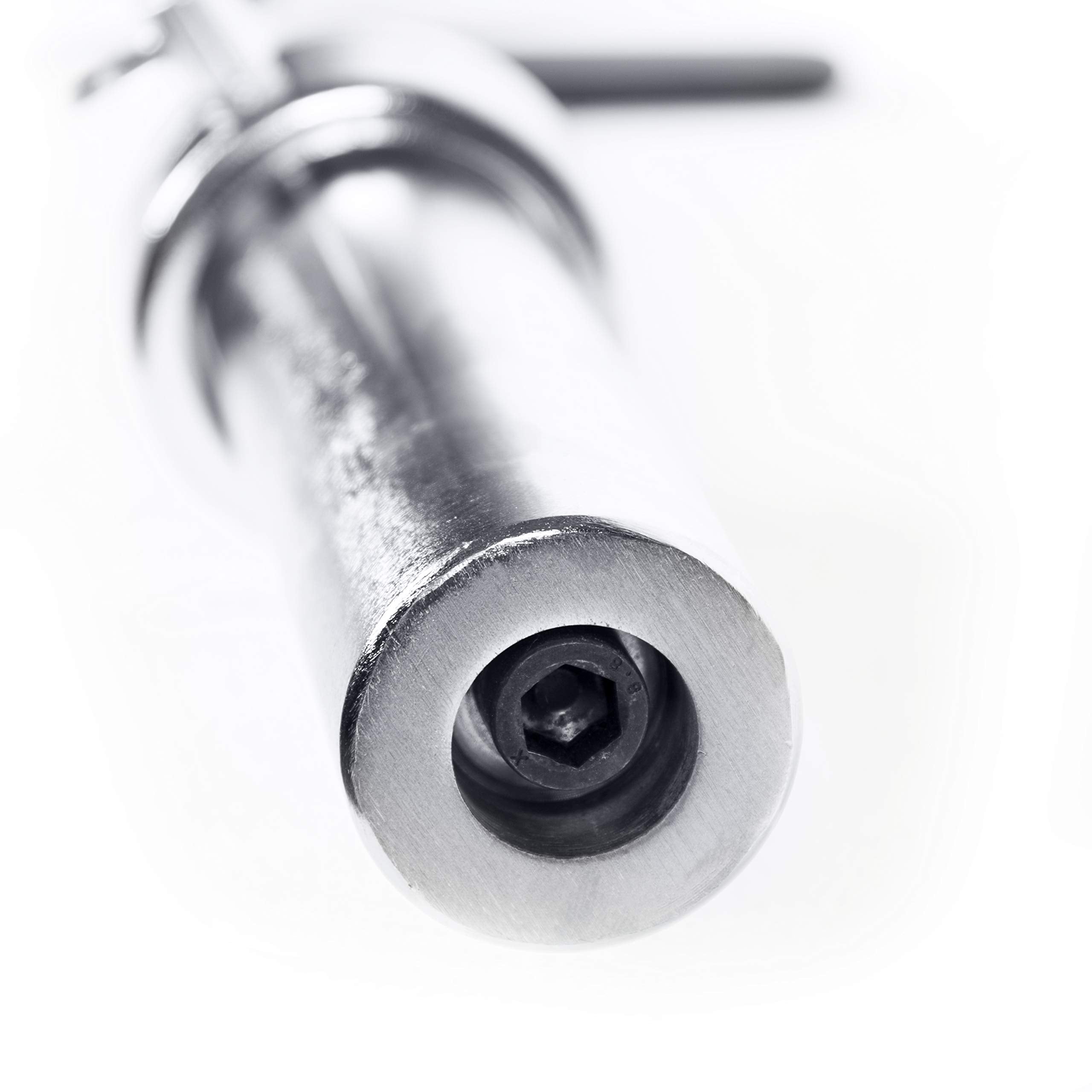 Cap Barbell Olympic Ez Curl Bar, Chrome (New Version), 47-Inch (Obis-47)