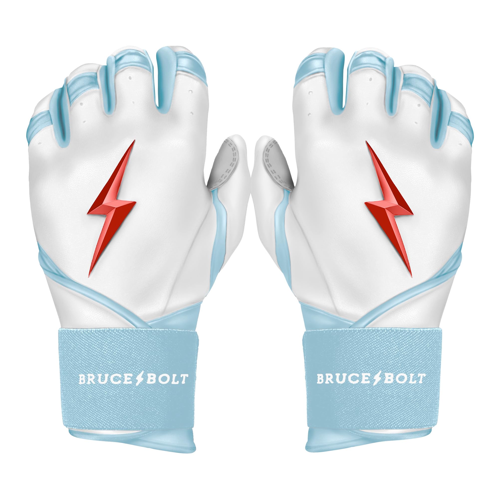 BRUCE BOLT Signature Series Long Cuff Batting Gloves - Ian Happ Edition - Happ White Medium