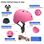 Glaf Toddler Helmet 2-4 Years Kids Bike Helmets for 8-14 Years Old Baby Girls Boys Multi-Sport Helmet Adjustable Skateboard Bicy