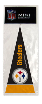 Rico Industries Nfl Pittsburgh Steelers Pennant Mini (8 Piece), One Size, Team Color