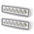 Acelane LED Boat Lights Marine Light Bar T-Top Spreader Light Bar White Flood Beams Boat Deck Lights Dock Lights IP67 Waterproof