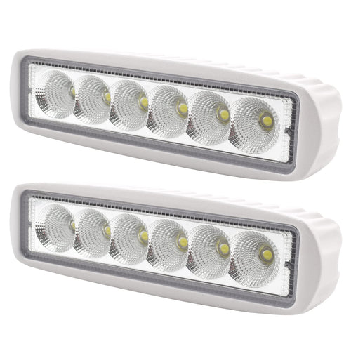 Acelane LED Boat Lights Marine Light Bar T-Top Spreader Light Bar White Flood Beams Boat Deck Lights Dock Lights IP67 Waterproof