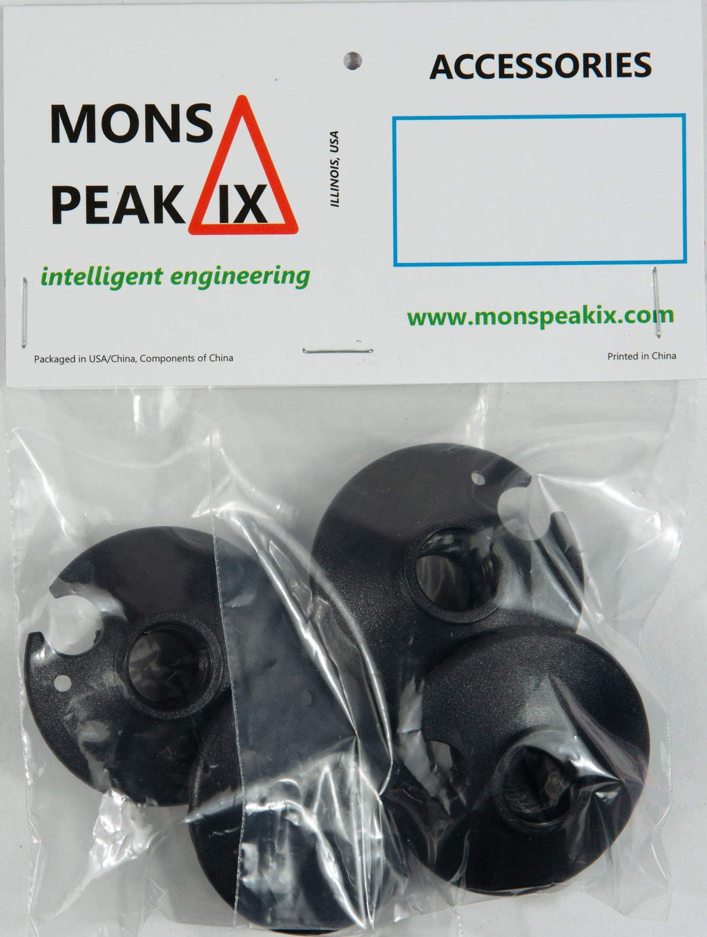 Mons Peak Ix Trekking Hiking Ski Poles Mud Snow Baskets 50 Mm (4 Pack) Replacement Screw On