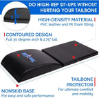 Yes4All Ab Exercise Mat With Tailbone Protecting Pad, Abdominal Wedge - Support For Abs Workout, Sit Up - Abdominal Mat Tailbone