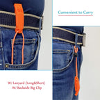 Heimdall Emergency Whistle With Lanyard For Safety Boating Camping Hiking Hunting Survival Rescue Signaling (Orange-24Pcs Pack)