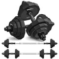 Kiss Gold Dumbbells Set, Adjustable Weights Dumbbell 22Lb/44Lb/66Lb With Solid Steel, Barbell Free Weight Set With Connector Wor