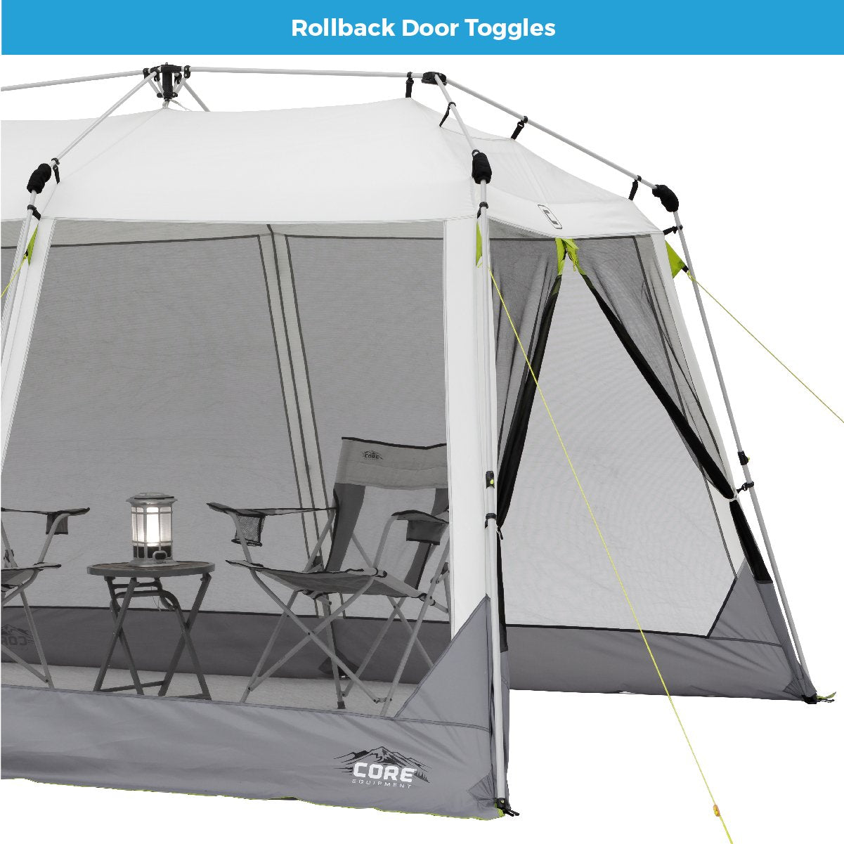 Core 12'X10' Instant Screen House | Folding And Portable Large Pop Up Canopy Shelter With Included Carry Bag | Perfect For Famil