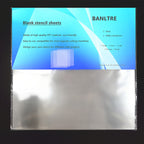 Banltre 32 Pieces 6 Mil Transparency Blank Template Material Stencils Mylar For Cutting Paper Clear Sheet 12 A 12 Inch (32-6 Mil