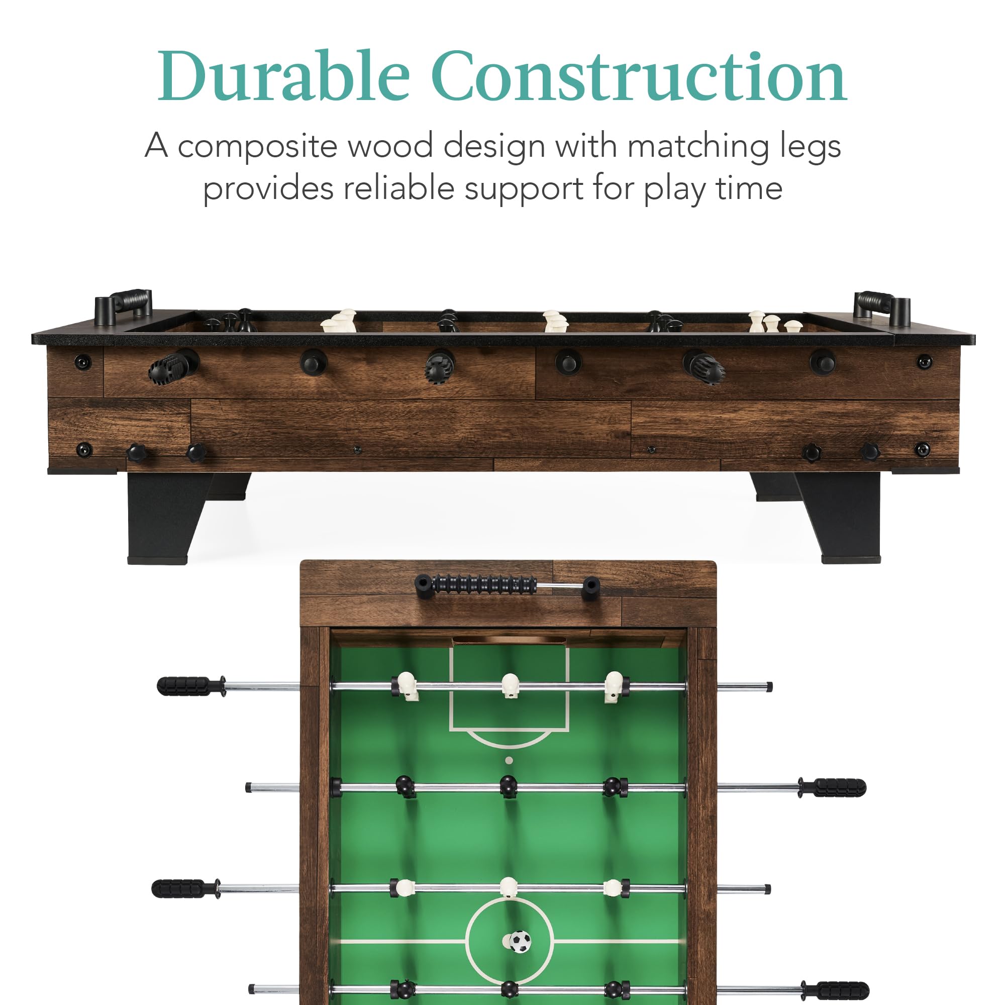 Best Choice Products 40In Tabletop Foosball Table, Compact Mini Arcade Table Hand Soccer For Kids And Adults, Home, Game Room W/