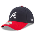 New Era Mlb The League 9Forty Adjustable Hat Cap One Size Fits All (Atlanta Braves Navy Red)
