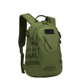 Arcenciel 15L Motorcycle Backpack Tactical Bag Rucksacks For Outdoor Camping Trekking Hunting With Patch(Green)