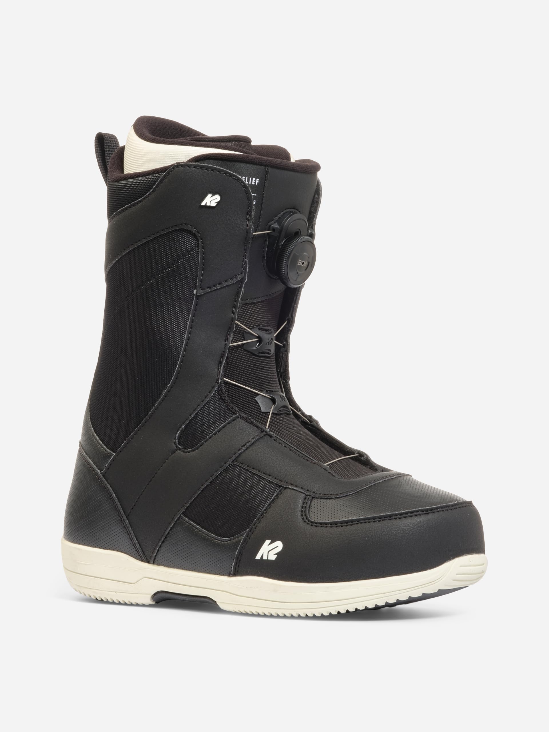 K2 Belief Womens Snowboard Boots, Black, 7