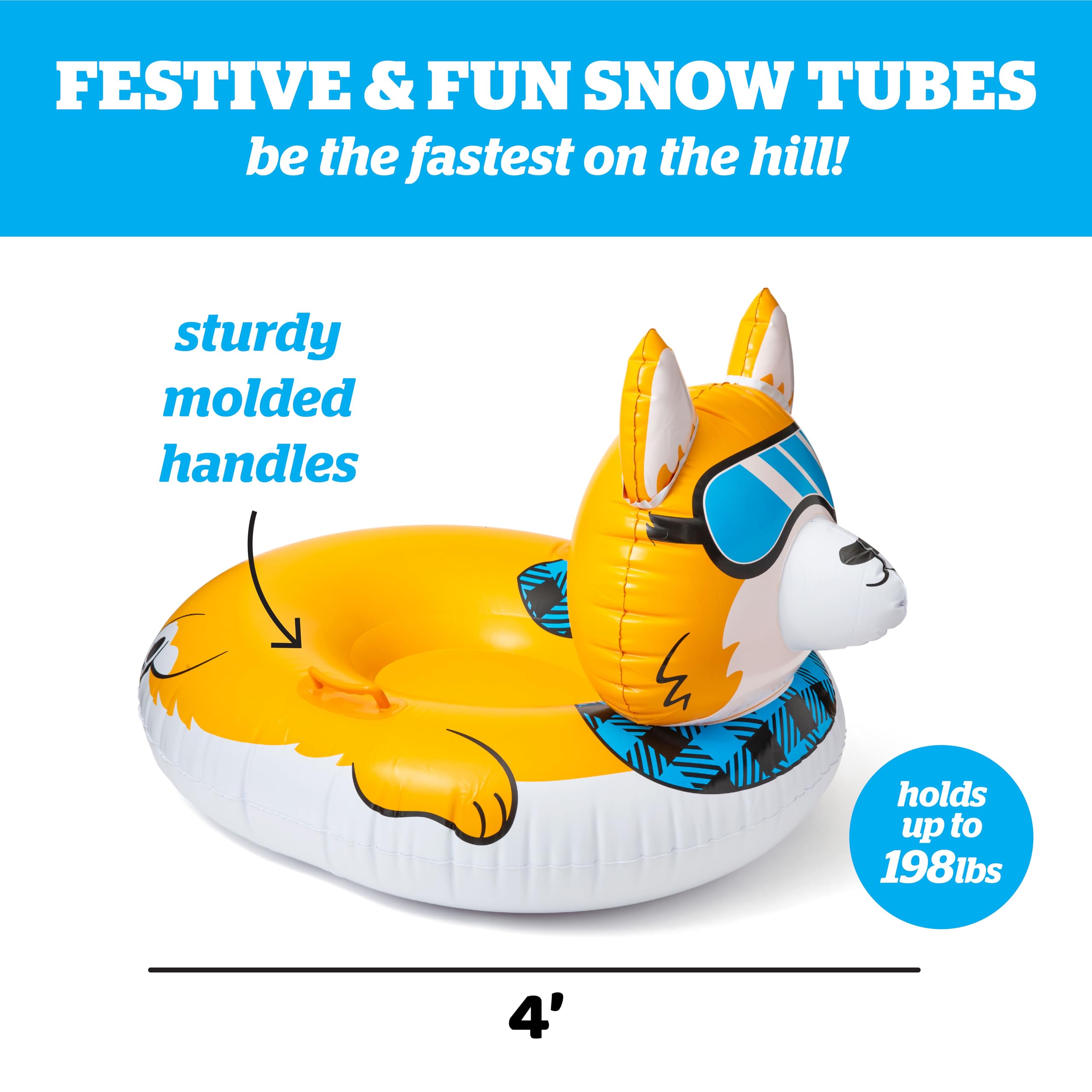 Bigmouth Inc. 22-Bst-4008 Corgi Snow Tube