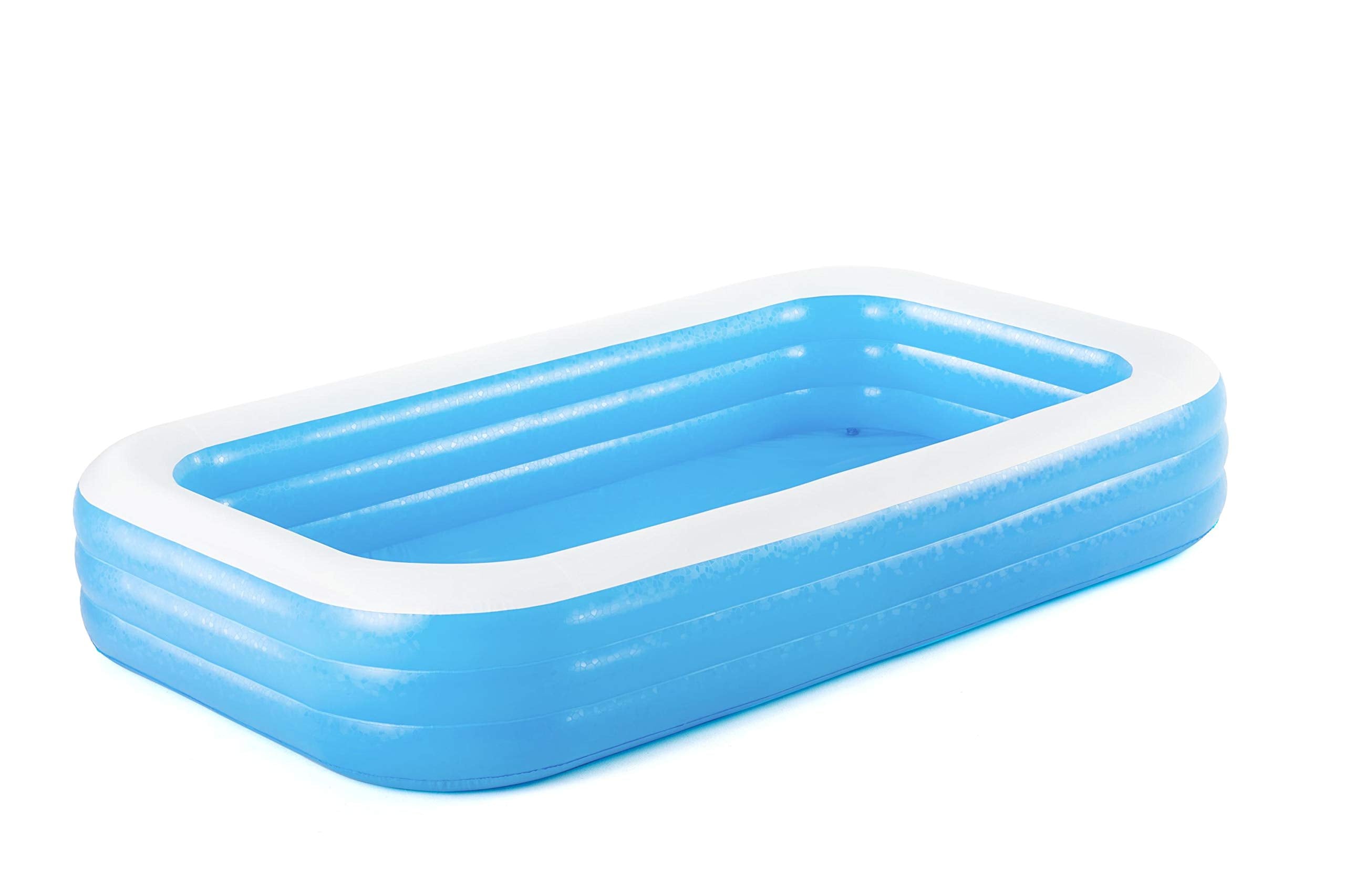 H2OGO! Blue Rectangular Inflatable Family Pool (10' x 6' x 22)
