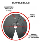 Micro Gainz Dumbbell Fractional 2.5 Lb Weight Plate, Ideal For Micro Loading, Choose 2 Or 4 Piece Fractional Weight Plates, Desi