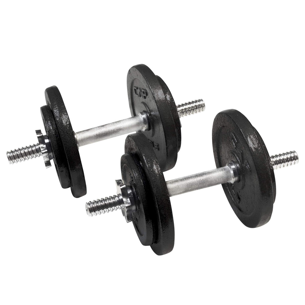 Cap Barbell 50-Pound Adjustable Dumbbell Weight Set, C. Black, 50 Lb, Pair