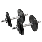 Cap Barbell 50-Pound Adjustable Dumbbell Weight Set, C. Black, 50 Lb, Pair