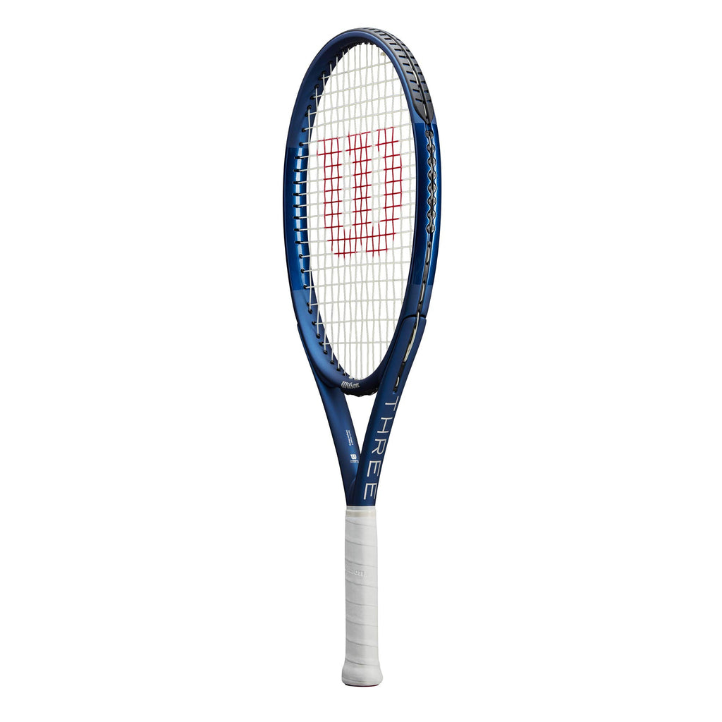 Wilson Triad Three Unstrung Performance Tennis Racket - Grip Size 2-4 1/4''