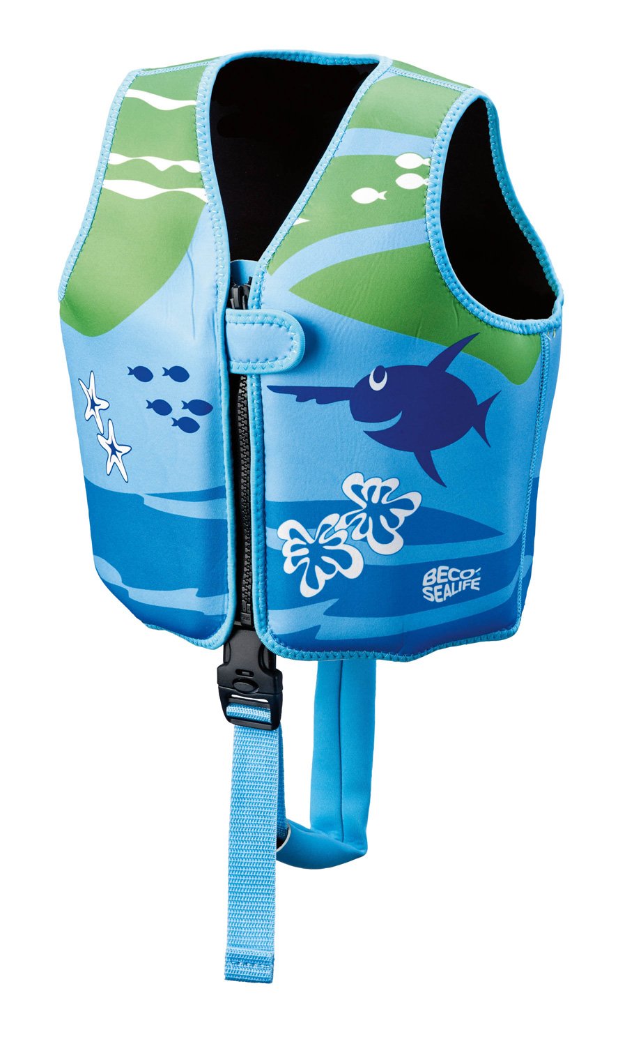 Beco Childrens Sealife Swim Jacket Schwimmwesten, Childrens, 9639, Green, M