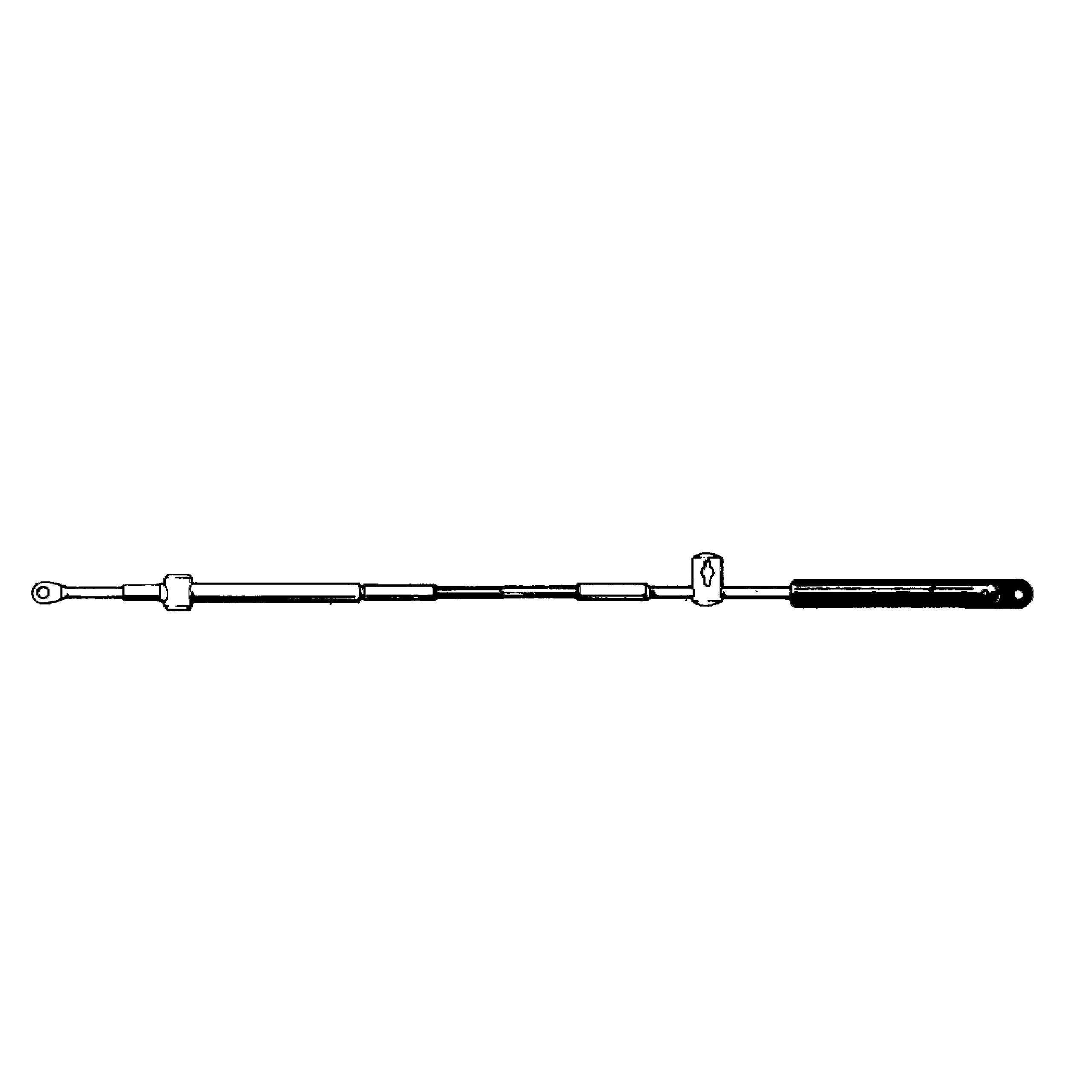 Uflex Mach5X08 Mach5 Control Cable For Mercury/Mercruiser/Mariner/Volvo, 8'