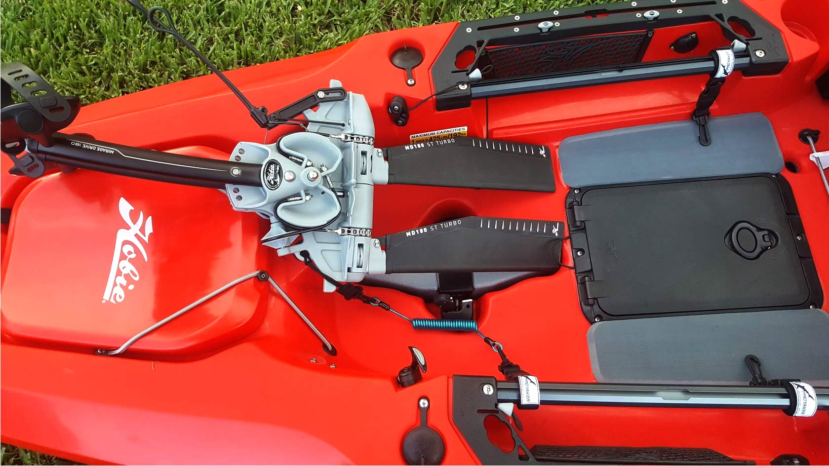 Proyaker Leash For Hobie Mirage Drive H-Rail Compatible