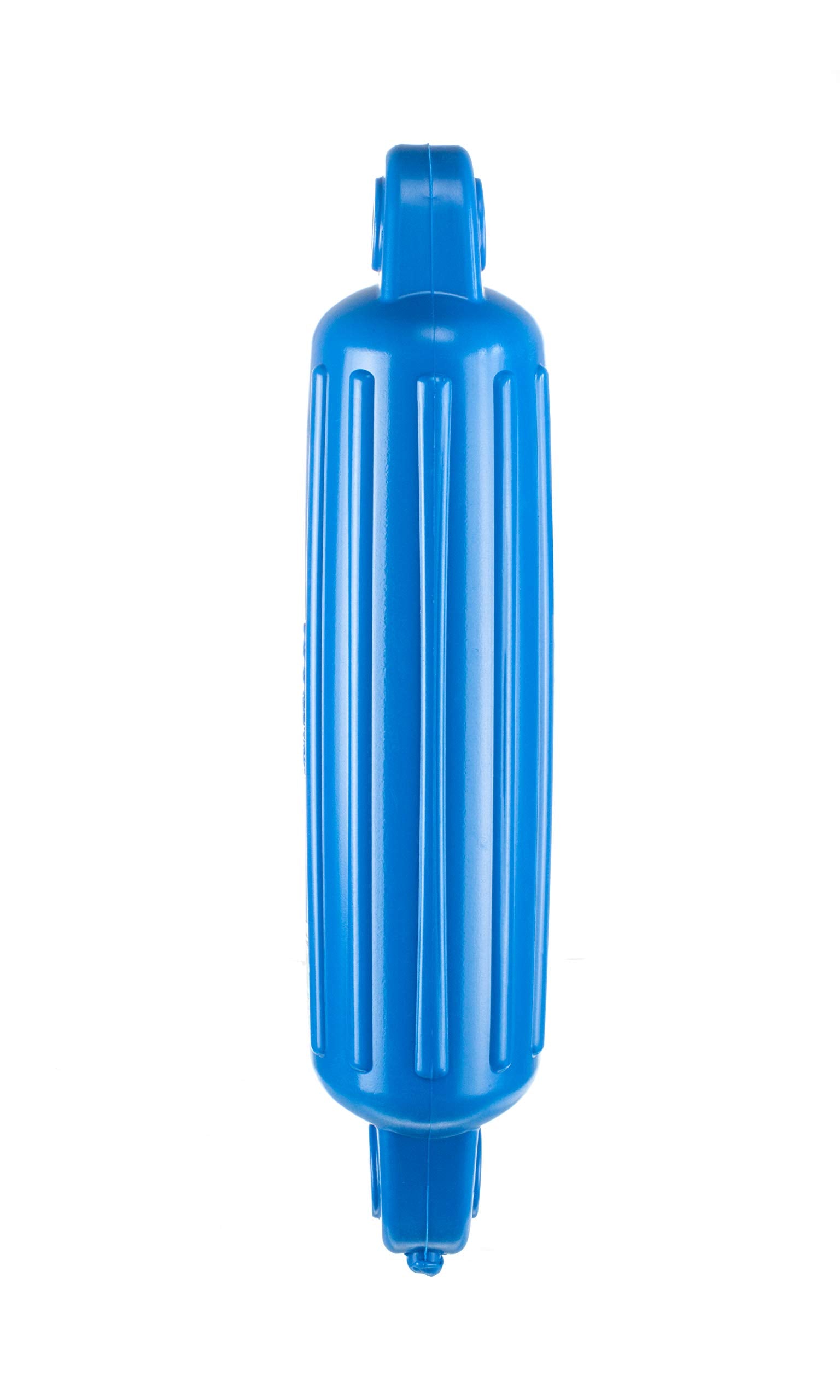 Attwood 9354Bd1 Softside Oval Boat Fender With Thick-Wall Reinforced Eye Ends, Blue Finish