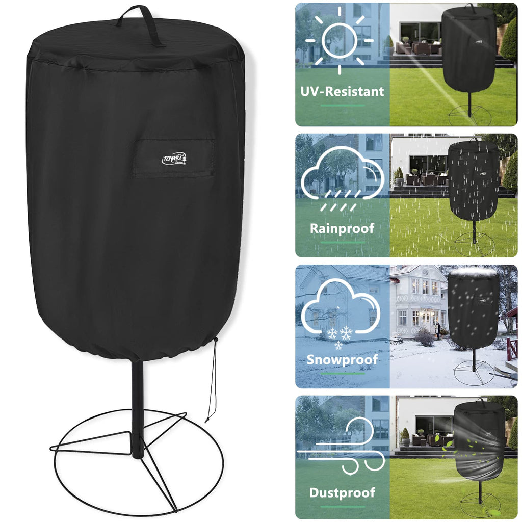 Ithwiu Disc Golf Basket Cover, Double Stitched Seam, Tear And Uv Resistant-420D Heavy Duty Fabric, Waterproof, Sun Protection, F