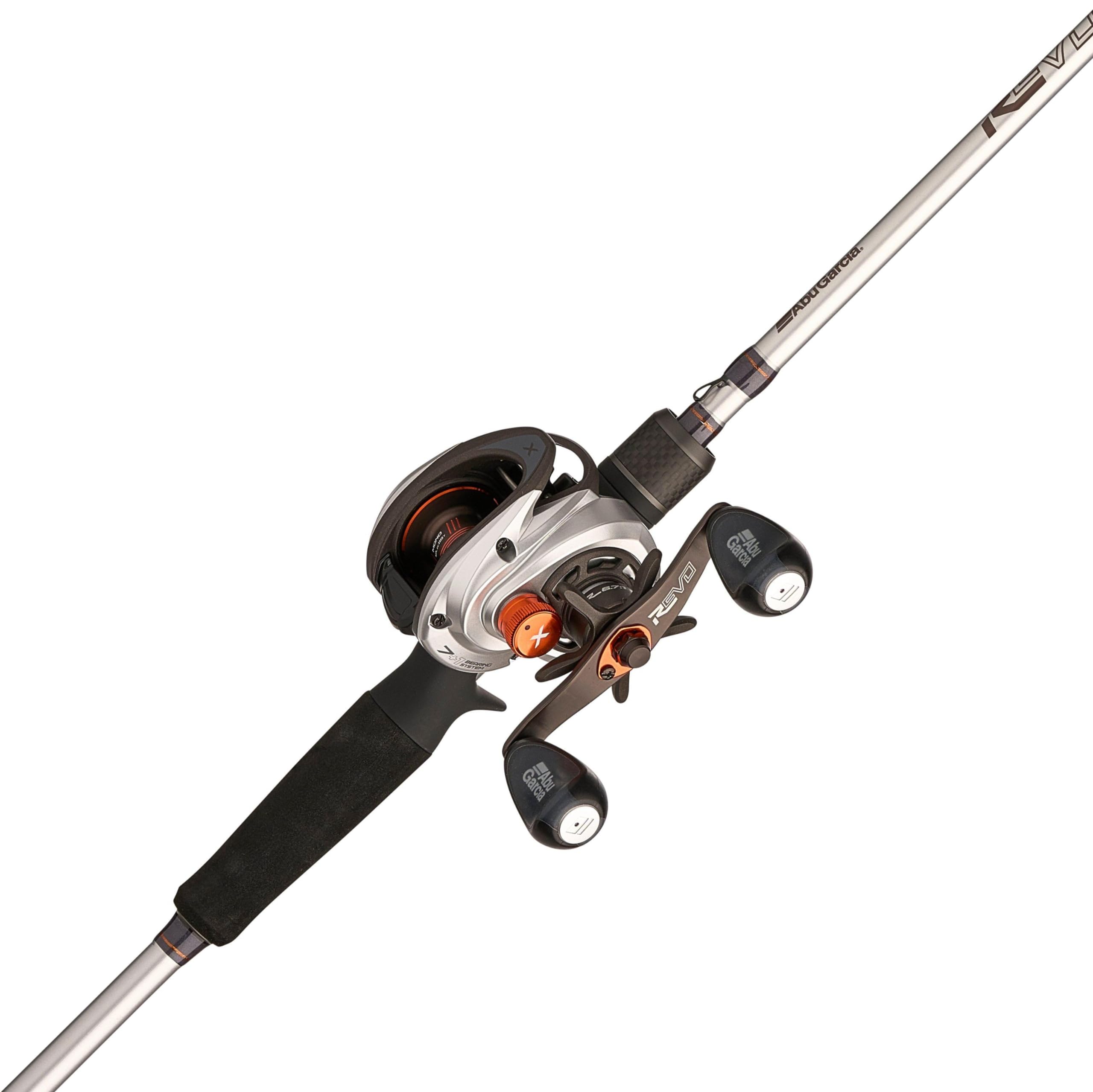 Abu Garcia Revo X Low Profile Baitcast Reel And Fishing Rod Combo
