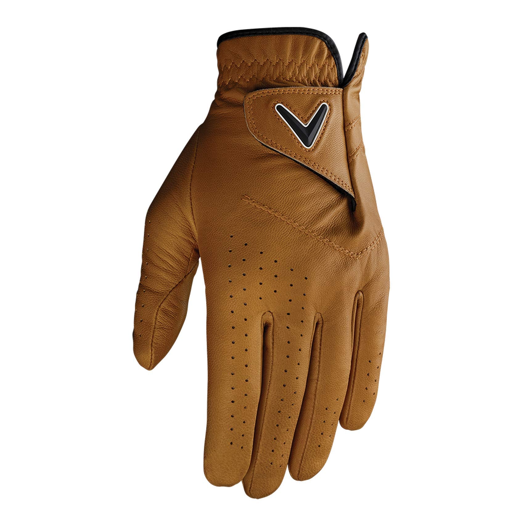 Callaway Golf Opti Color Men'S Golf Glove (Worn On Left Hand, Extra Large, Tan, Single Glove)