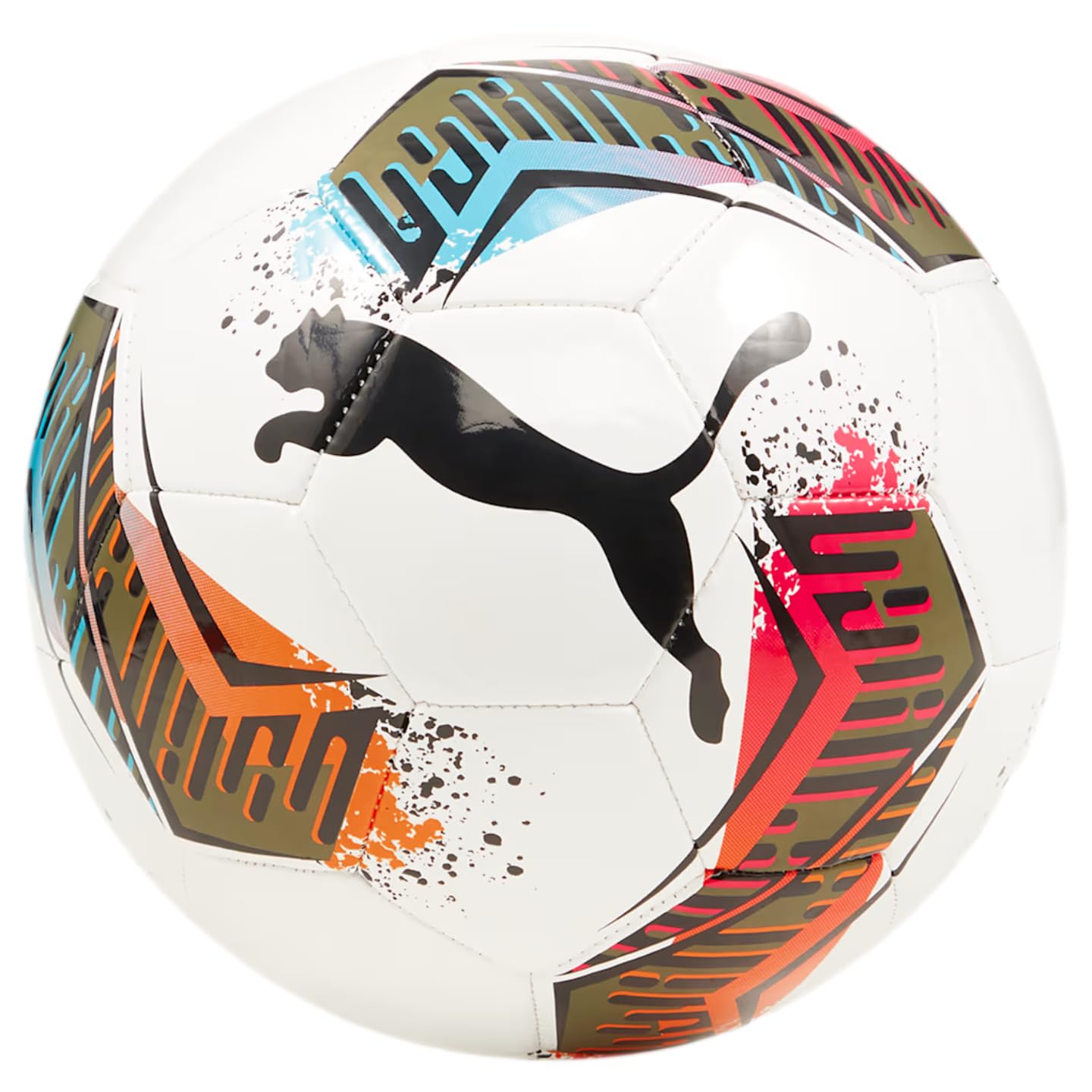 Puma Unisex Futsal 3 Machine Stitch Soccer Ball, 3, Puma White-Garnet Rose-Dusty Aqua